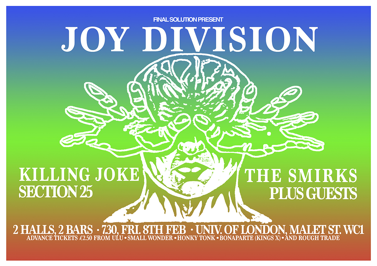 Image of replica poster for University Of London concert