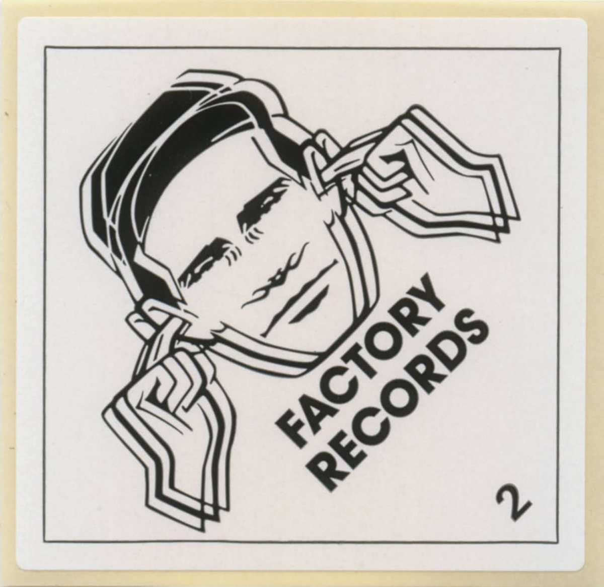Image of replica Factory Records sticker